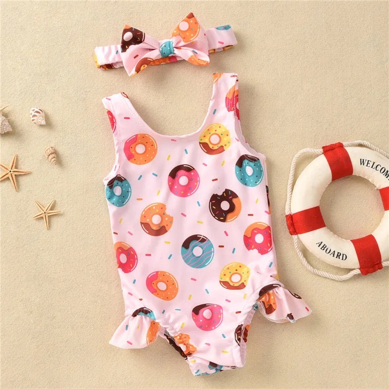 Donuts & crab swimsuits