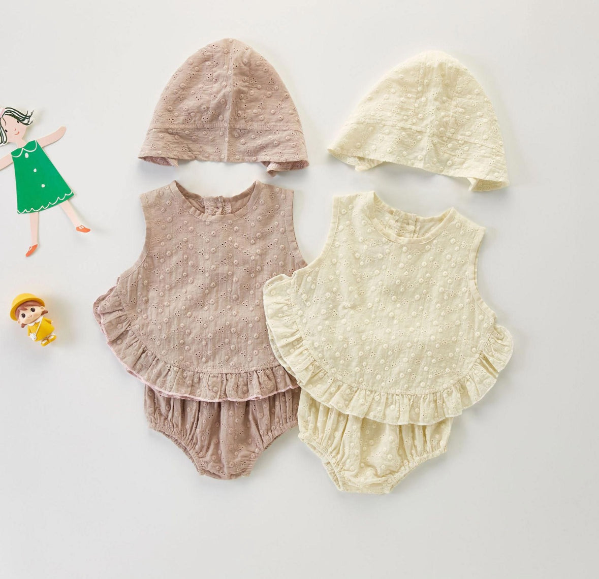 Baby vintage cotton set