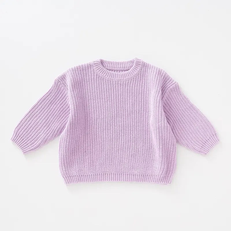 Oversized knitted sweaters