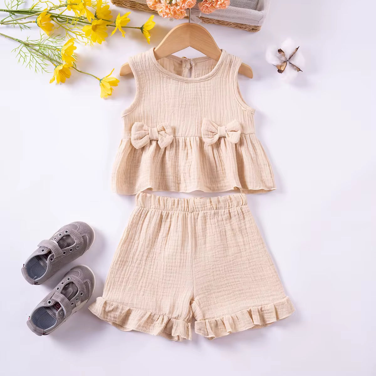 Linen girl set