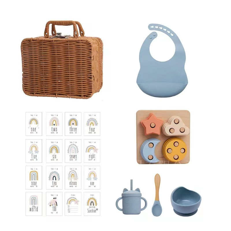 Rattan gift box