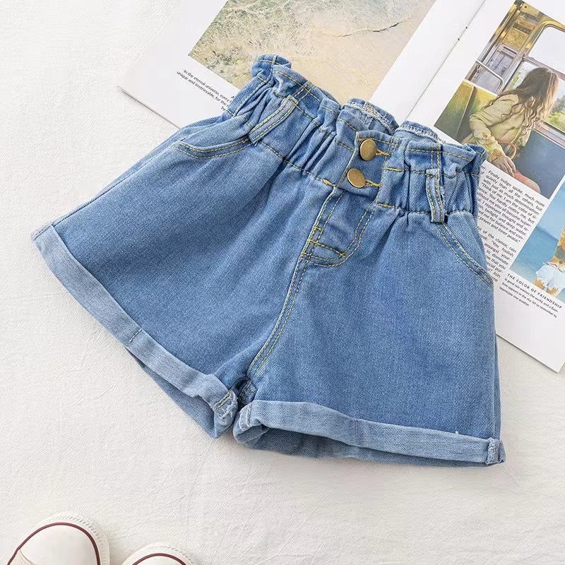 Denim shorts