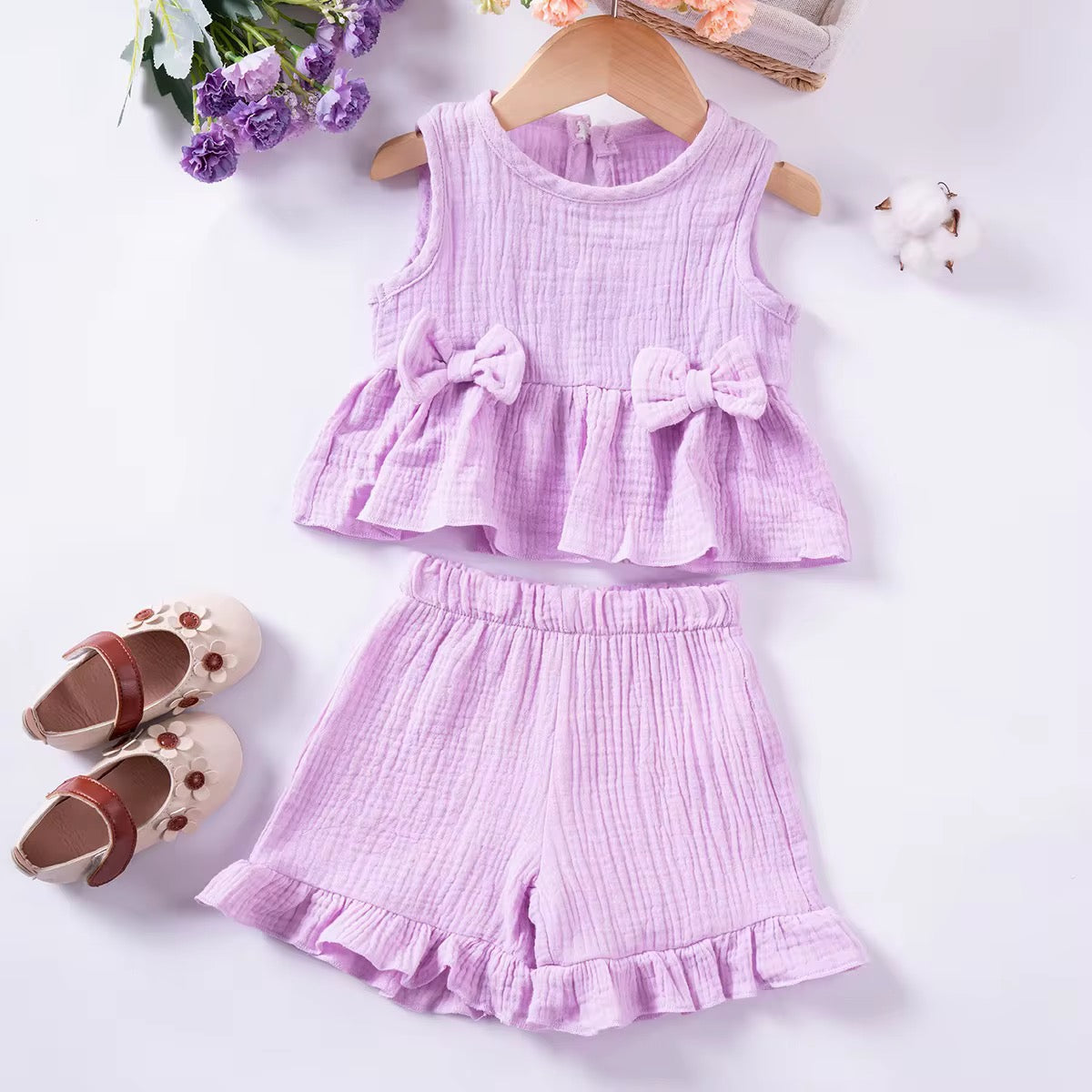 Linen girl set