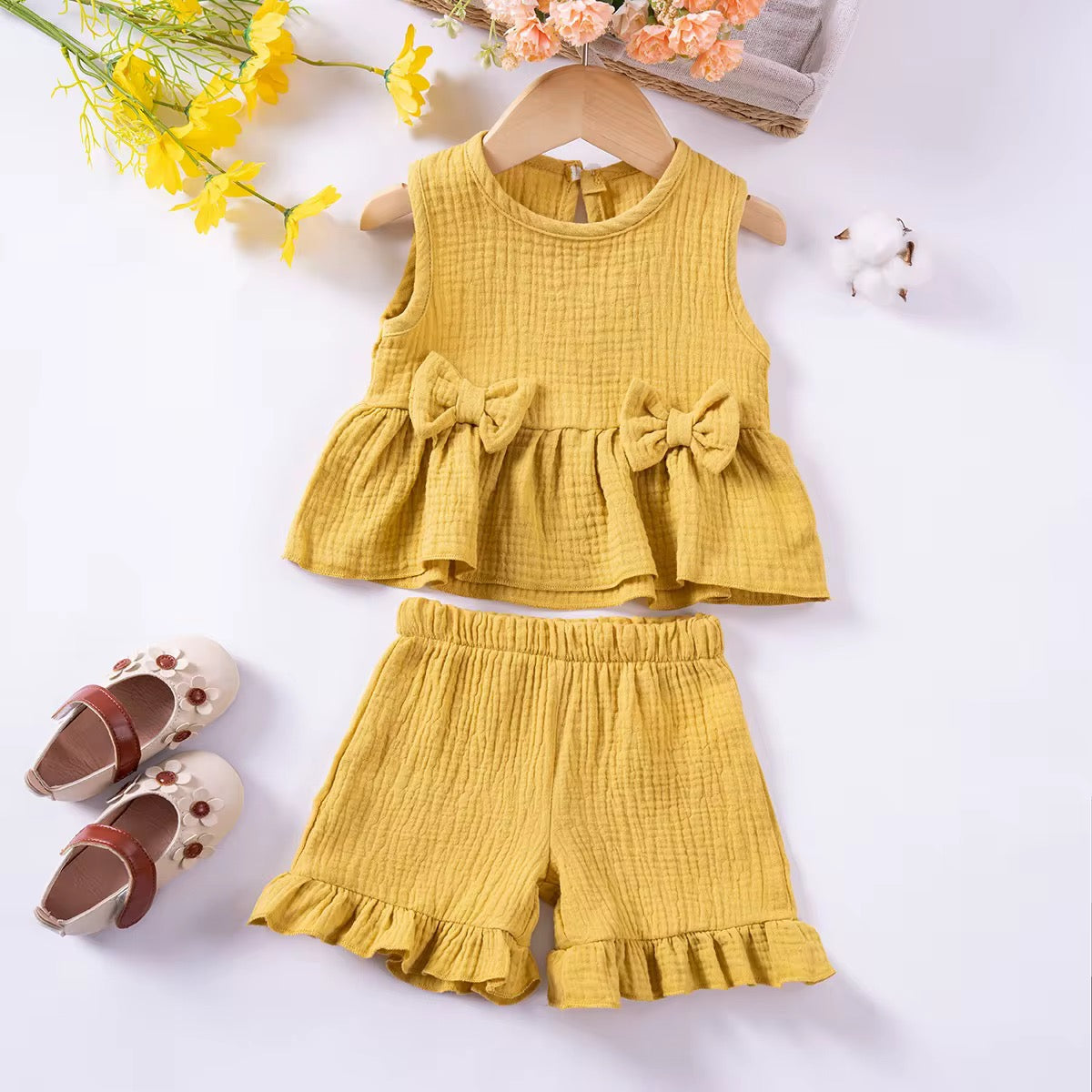 Linen girl set