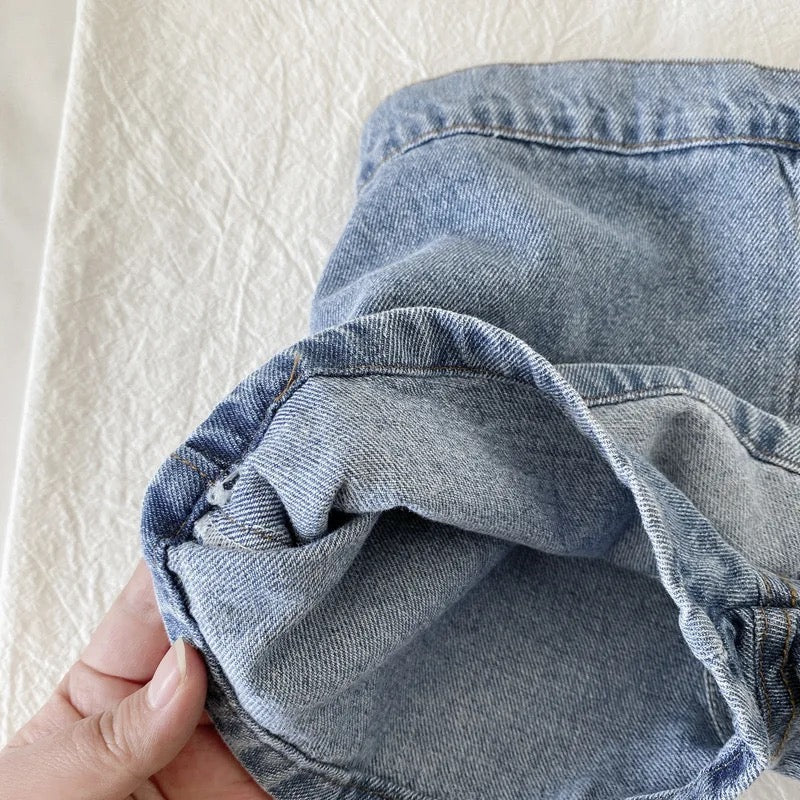 The denim skort
