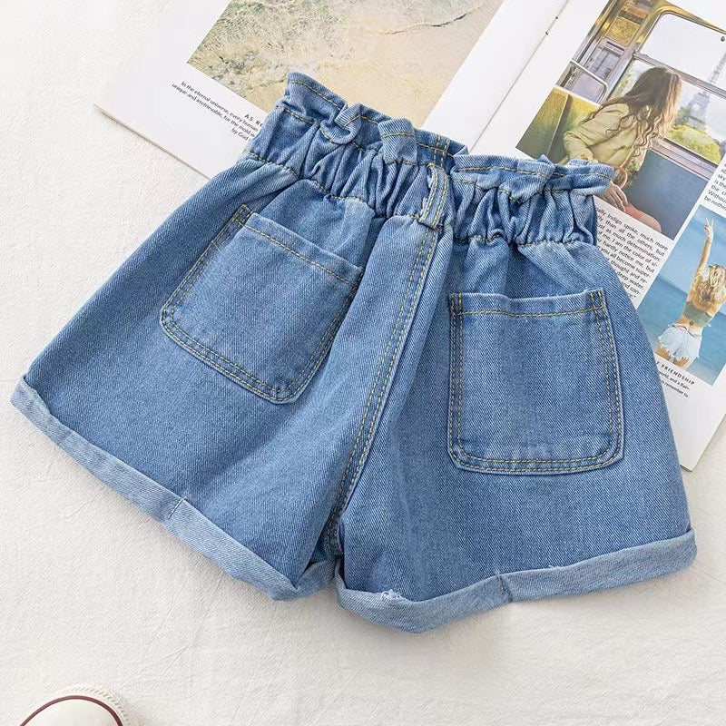 Denim shorts