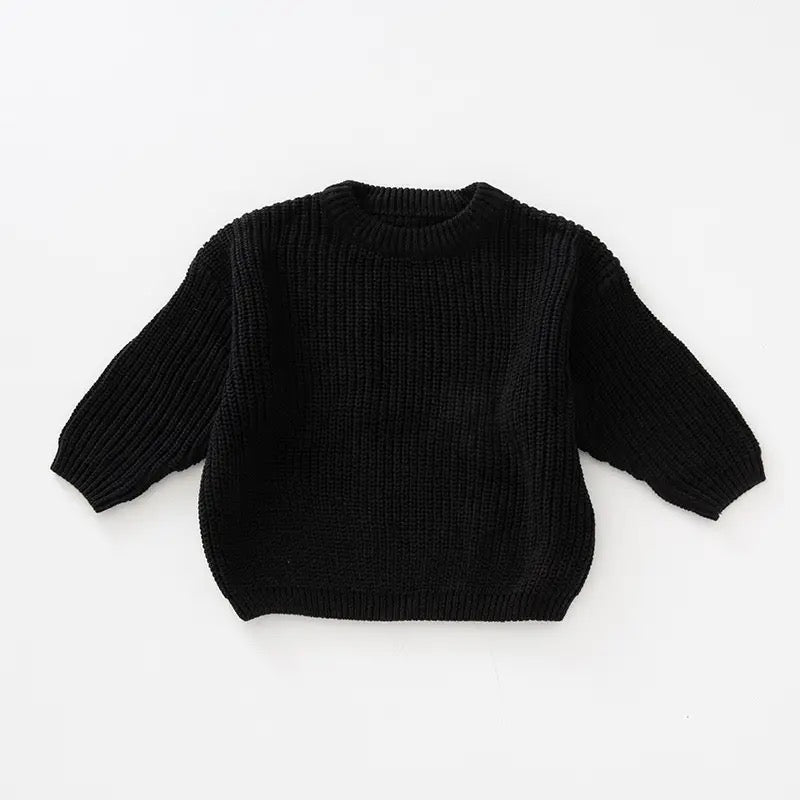 Oversized knitted sweaters