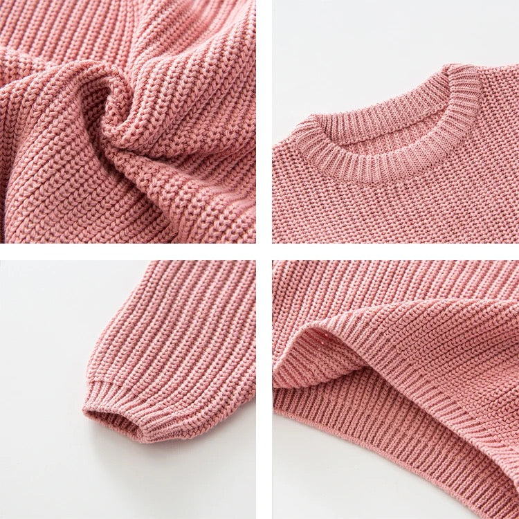 Oversized knitted sweaters
