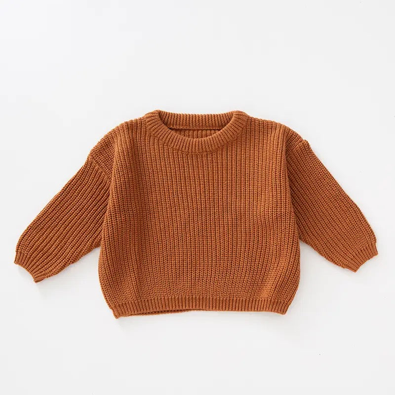 Oversized knitted sweaters