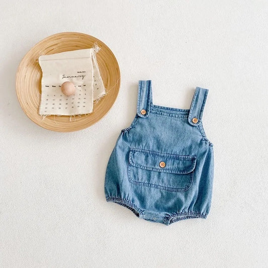 Standard denim romper
