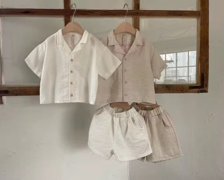 Linen boy set